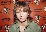 Kinki Kids / Koichi Domoto / Horizontal, Face Up, Green Costume, Orange Background / Johnny ` sFilmFesta2004