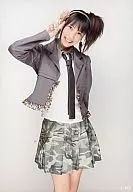 Rina Chikano / Gray Costume Camouflage Mini-Skirt / AKS / Official Official photo