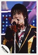 SexyZone/菊池风磨/现场照片丰胸服装黑.黄.金.右手麦克风.红花/公式生写真