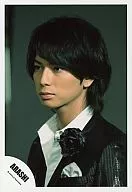 Arashi / Matsujun / Costume Black / Bust Up / Corsage Black / Eye Left / 5 x 10 / Official Official photo