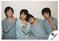 Johnnys Jr. / Group (4 people) Ino O, Matsumoto, Nikaido, Akiyama / Horizontal, Upper body, Pajamas / Official Official photo