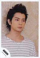 Arashi / Matsujun / Costume White. Gray, Upper Body, Eye Right / Official Official photo