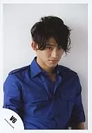 V6 / Ken Miyake / Bust up / Shirt Blue / Eye Right / Official Official photo