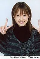 Morning Musume ｡/ Ai Takahashi / Bust Up / Costume Black / Hands Piece / Official Official photo