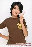 Berryz Kobo / Chinami Tokunaga / Upper Body / Costume T-Shirt Brown / Left Hand Piece / 「 2006/8/15 Shizuoka Civic Cultural Center 」 / Official Official photo