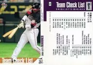 783 [tarjeta regular] : lista de verificación Chiba Lotte Marines