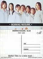 No38 : No. 38 / Morning Musume / Back Postcard / AMADA-BANDAI2000