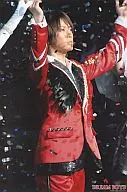 KAT-TUN / Kazuya Kamenashi / Knee-Up / both hands up / Red Costume / Body Right Facing / DREAM BOYS/2L Size Official photo