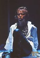 KAT-TUN / Kazuya Kamenashi / Background black / White jacket / Lit by pale blue light / DREAM BOYS