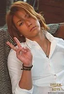 KAT TUN / Kazuya Kamenashi / Bust Up / White Shirt / Right Hand Piece / DREAM BOYS