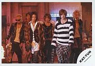 KAT TUN / 6 People / Horizontal / Above the Knees / Red and West Striped Clothing / Background Set