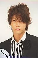 KAT TUN / Kazuya Kamenashi / Bust Up / Suit / Black Rose on Collar