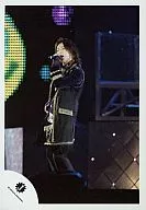 KAT TUN / Kazuya Kamenashi / Knee-Up / Black Costume / Body Left Facing / Left Hand Microphone