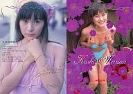 SP-2 [Special Card (Silver hot stamping)] : Ace File / Marina Kushi / Special Card (Gold hot stamping with signature) / Size (257 x 180) / Trading Card Type Photo Collection "Deka-Copy"