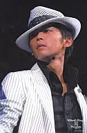 Takki & Wings / Tsubasa Imai / Bust Up / White Suit / Cap / Black Background / 2L Official photo / World' Swing Wings Premium2008