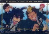 No. 31 [Special Rare Card] : Yukio Okumura, Rin Okumura, Ryuji Suguro and Renzo Shima (gold hot stamping)