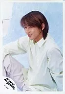 KinKi Kids / Koichi Domoto / White Shirt / Smile / Sitting / Official Official photo