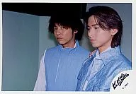 KinKi Kids/堂本光一·堂本剛/橫型/托胸/衣藍·剛相機視線/公式生寫真