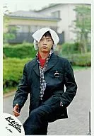 KinKi Kids / Tsuyoshi Domoto / Black jacket / Towel on head / Back house / Left hand pocket / Official Official photo