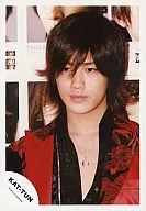 KAT-TUN/赤西仁/托胸衣紅色背景海報/官方生寫真