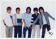 嵐/5人/橫型/松本雙手斜下/背景白/相葉笑臉/官方生寫真