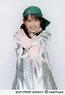 Ai Takahashi / Upper body / Costume silver / Hands / Hat green / Background white / Official Official photo