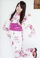 Nana Yamada / Above-the-knee / Yukata / Left-foot Lift / Official Official photo