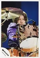 Kanjani Eight / Tadayoshi Okura / Bust up / Costume Murasaki / Drum / Official Official photo