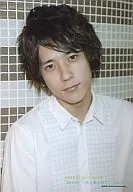 Arashi / Kazuya Ninomiya / Bust up / Shirt White / Background Tile / "Scene" ~ The scenery you and I see ~