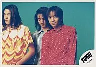 Tokio / Tomoya Nagase / Taichi Kokubun / Shigeru Kijima / Horizontal / Nagase Pattern Shirt / Kijima Costume Red / Background Green / Official Official photo