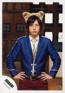 Arashi / Kazuya Ninomiya / Above-the-knee / Blue Jacket / Both Hands Waist / band for hair / Official Official photo