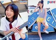 449 : Sayaka Matsui / Magazine "pure ^ 2" appendix trading card