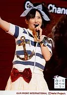 Berryz Kobo / Maasa Sudo / Live Photo / Above Knee / Left Hand Microphone / Gold Anchor / Logo 「 Umi no Ie Roshigure House 」 / Berryz Kobo Concert Tour 2010 Early Summer ~ Umi no Ie Roshigure House ~ / Official Official photo