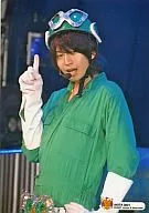 AKITA 0821 : Kanjani Eight / Tadayoshi Okura / Live Photo / Upper Body / Kanjani Sentai Infinity Ranger Costume / Green / Index finger / Eh! Real? Surprising! TOUR 2007 AKITA 0821