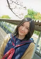 Center (Jurina Matsui) / Bust Up / Background Cherry Blossom / Smile / Majisuka Gakuen 2 Enclosed Gift