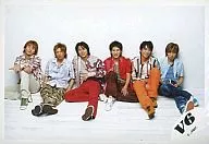 V6/集合(6人)/横型・全身・坐・背景白/官方生写真