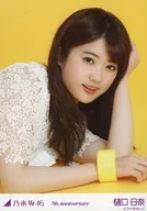 樋口日奈/一分熟剪裁/上半身衣服黃色/乃木坂46 2019年2月隨機生寫真