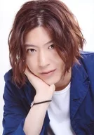 Shota Onuma / Bust Up / Costume Blue / White / Right Hand Face / Neck Tilt / Mouth Closed / Background White / Event Official photo