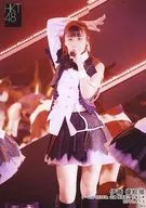 優絵 Itoh / Live Photo / Above Knee / Costume White / Black / Red / Check Pattern / Right Hand Lift / HKT48 Team H "RESET" Performance Rino Sashihara Graduation Performance Random Official photo 2019.4.13