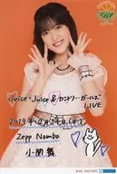 Country Girls / Mai Koseki / Printed Message / Orange Background / "Juice=Juice & Country Girls Live" Daily Solo A5 Wide Size Official photo