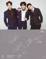 042 ： SEVENTEEN/集合(3人)/「2018 SEVENTEEN CONCERT`IDEAL CUT’ IN SEOUL」トレーディングカード