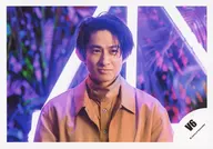 V6 / Ken Miyake / Bust up / Costume beige / Eye right / Mouth closed / Background fluorescent light / Single "One day my wish has come true / All For You" MV & Jacque-shot off-shot / Official Official photo