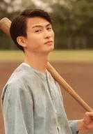 Ryo Matsuda (Haruto SHIMADA) / Upper Body / Costume Light Blue / White / Left Hand Bad / Body Right / Stage 「 『 Baseball 』 Contrail Home Run ~ HOMERUN OF CONTRAIL 」 Uniform Costume Visual Bromide Set