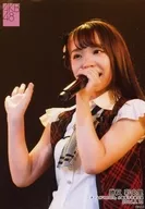 胜又彩央里/现场照片·上半身·服装白·黑·红·右手帕/AKB48组合K小岛真子毕业公演随机生写真2019.5.12