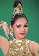 Takarazuka Revue (Tsukigumi) / Natsugetsuto / Bust-up / Costume money / Right-hand raising / Background green / Tsukigumi performance 『 Yumegenmuso - from Eiji KIKKAWA's original work' Miyamoto-Musashi' - 』 『 Kurungtape Tenshi no Miyako 』 Still picture
