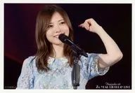 No. 014 : Asaginu Shiraishi / Live Photo, Horizontal, Bust Up, Light Blue Costume, Left Hand Lift / CHOOSE 5 PHOTOS! ~ 7th YEAR BIRTHDAY LIVE PHOTO VER. ~