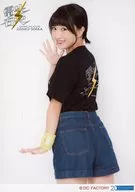 Angelm / Funaki Yui / Above Knee / Costume Black / 2L Size / "Angelm Live Tour 2018 Autumn Denkikosekika" Solo sheet of paper measuring 127 × 178mm Official photo
