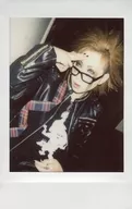 The Raid. / Ichiyo / Bust Up / Costume Black / Red Blue Check Pattern / Glasses / Right Finger Forehead / Eye Left / Live Cheki