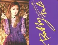 SONG JI EUN (Song Jieun) / Above-the-knee ・ Costume Purple ・ Both Hands Goo / CD "Bobby Doll" Special Photo Card