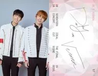 57 ： SEVENTEEN/DK(ドギョム)・VERNON(バーノン)/「2018 SEVENTEEN CONCERT‘IDEAL CUT THE FINAL SCENE’IN SEOUL」トレーディングカード